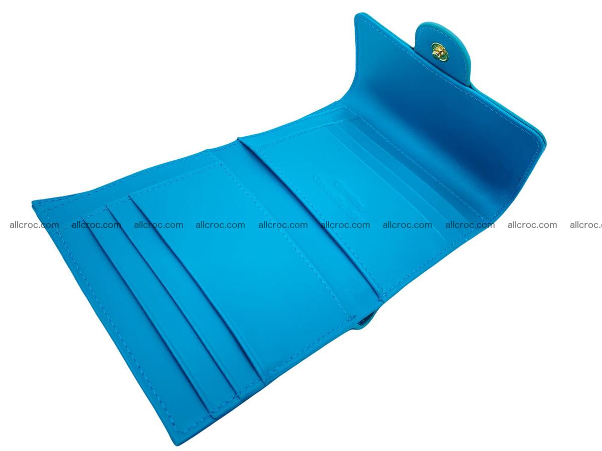 Handcrafted Crocodile skin wallet 1689 Foto 11