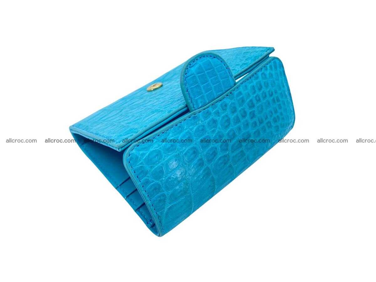 Handcrafted Crocodile skin wallet 1689 Foto 9