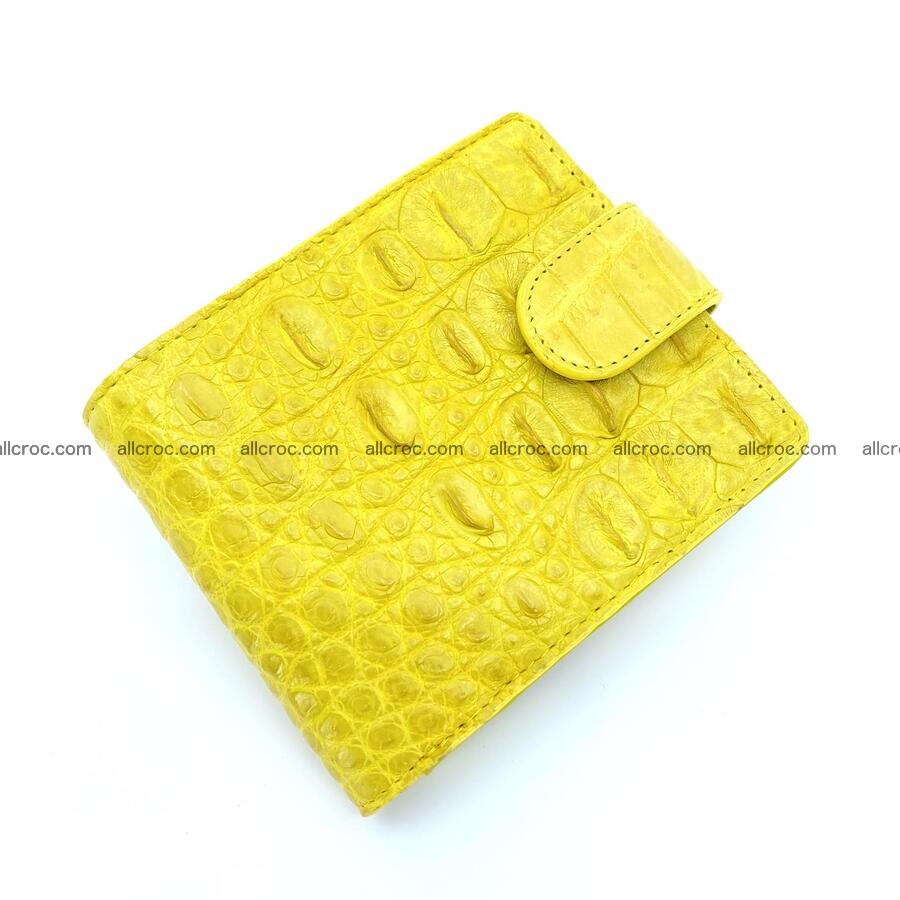 Handcrafted crocodile skin wallet 1195 Foto 0