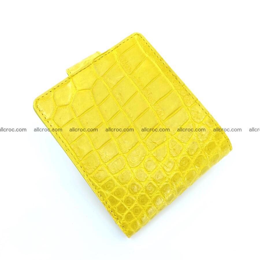 Handcrafted crocodile skin wallet 1195 Foto 1