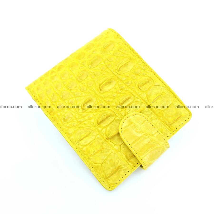 Handcrafted crocodile skin wallet 1195 Foto 2
