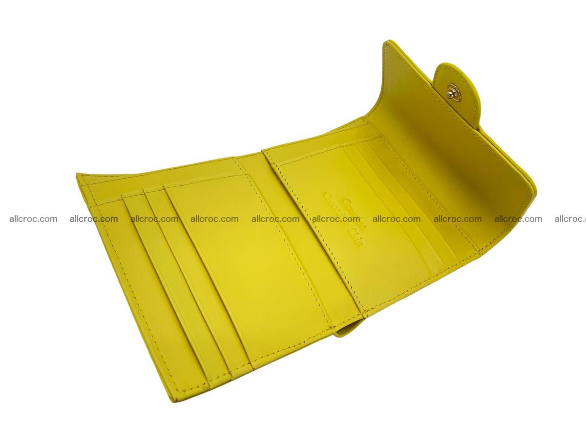 Handcrafted Crocodile skin wallet 1685 Foto 9