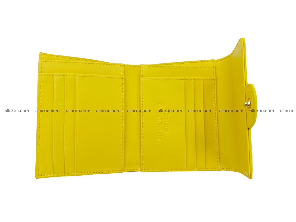 Handcrafted Crocodile skin wallet 1685 Foto 10