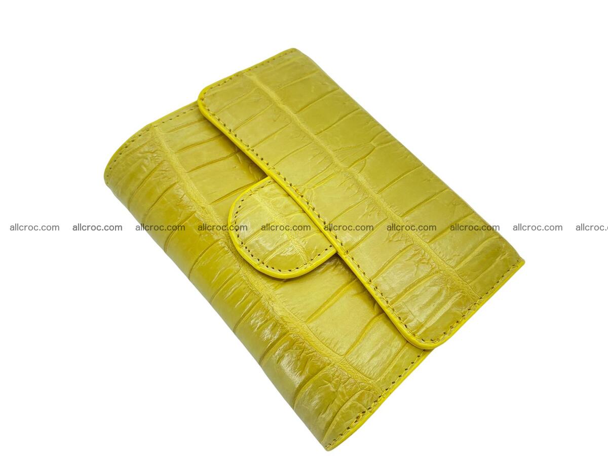 Handcrafted Crocodile skin wallet 1685 Foto 2