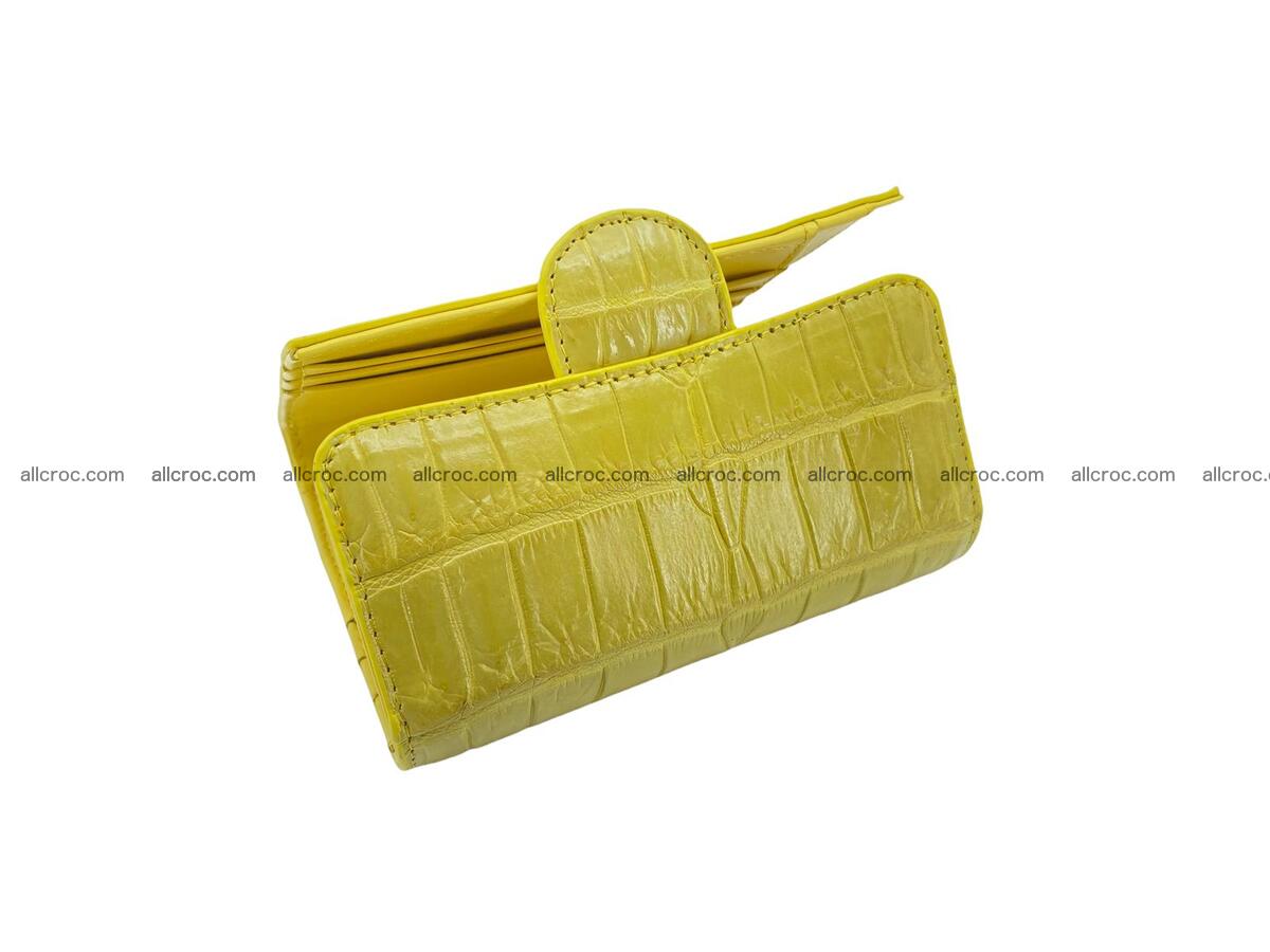 Handcrafted Crocodile skin wallet 1685 Foto 8