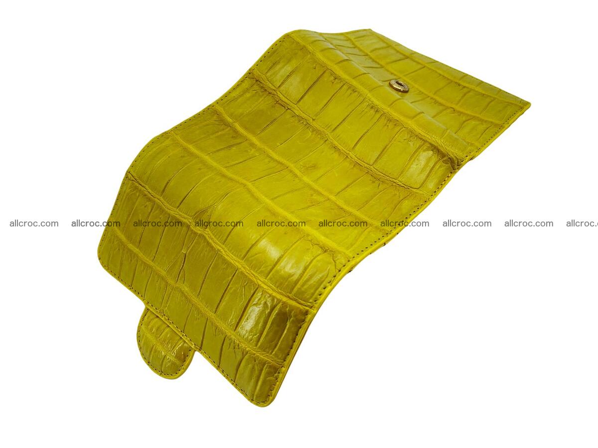 Handcrafted Crocodile skin wallet 1685 Foto 6