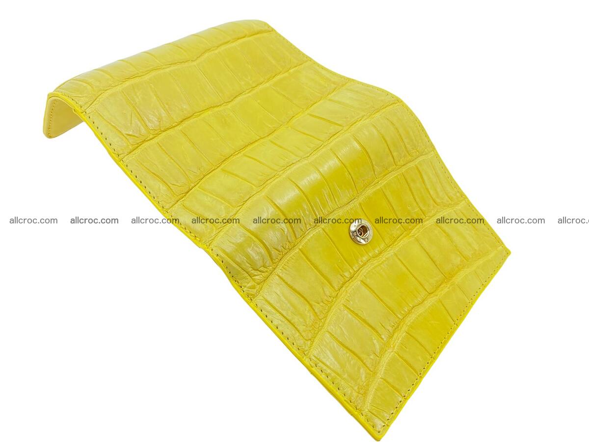 Handcrafted Crocodile skin wallet 1685 Foto 5