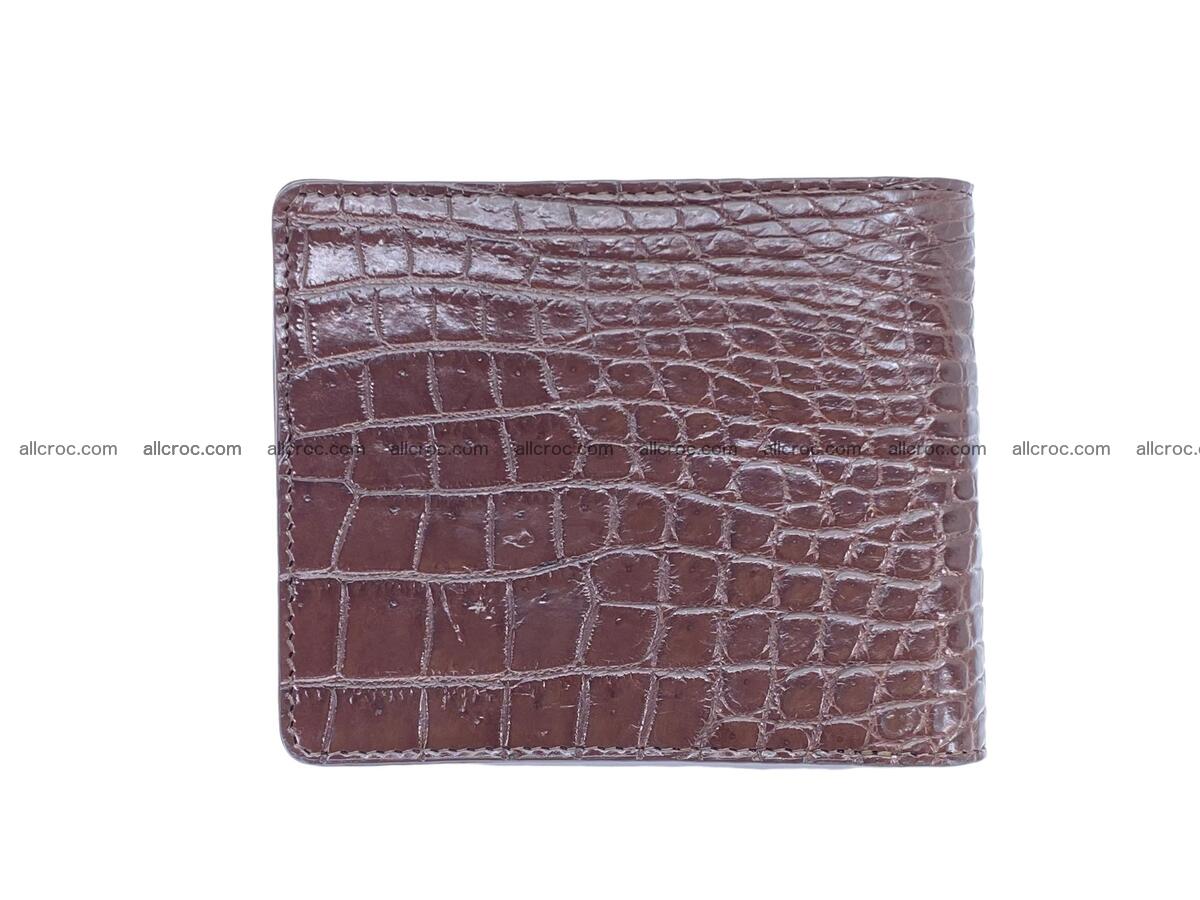 Handcrafted crocodile small billfold 2279 Foto 1