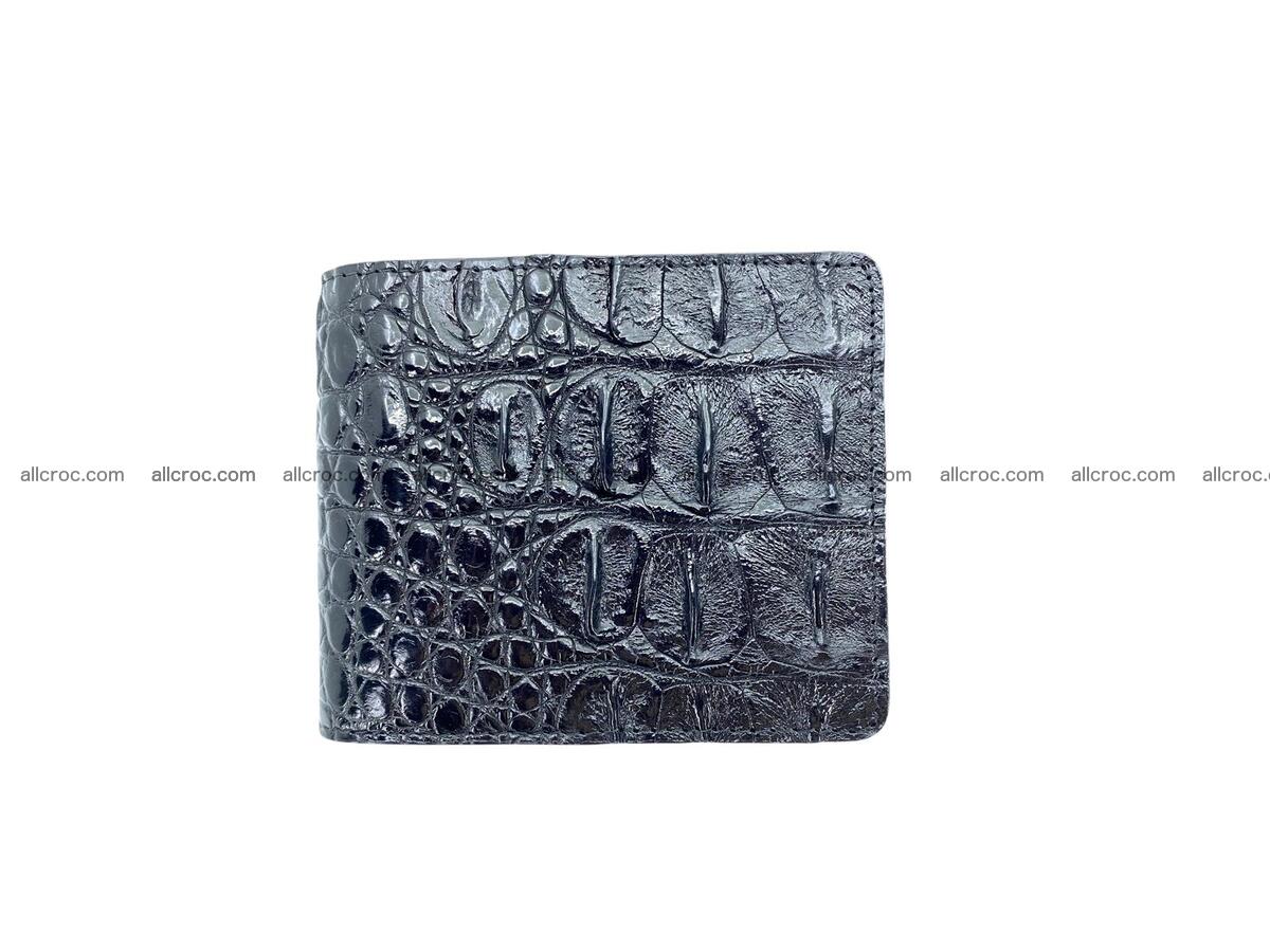 Handcrafted crocodile small billfold 1655 Foto 1