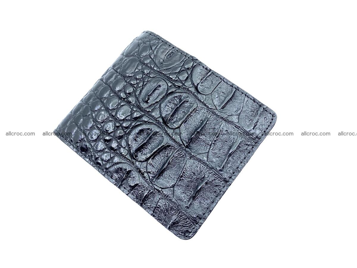 Handcrafted crocodile small billfold 1655 Foto 0