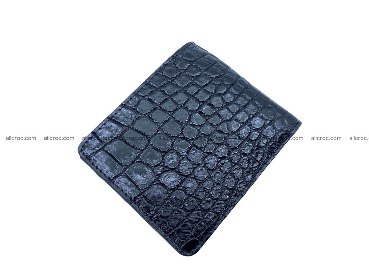 Handcrafted crocodile small billfold 1655 Foto 3