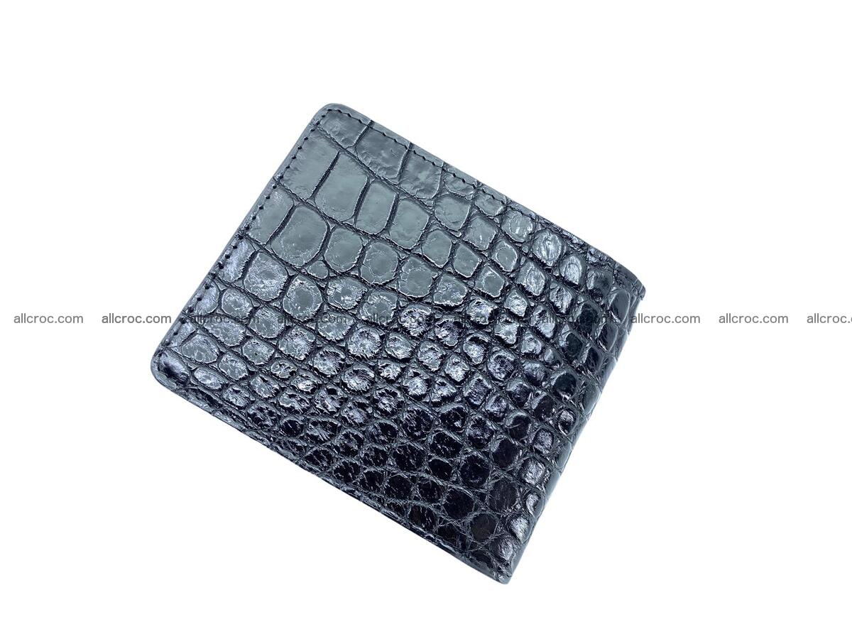 Handcrafted crocodile small billfold 1655 Foto 4