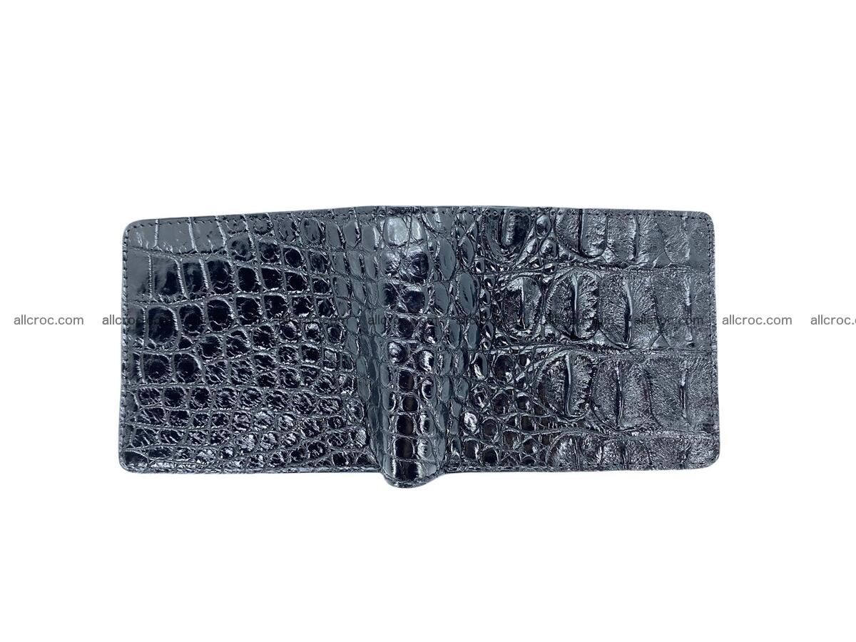 Handcrafted crocodile small billfold 1655 Foto 5