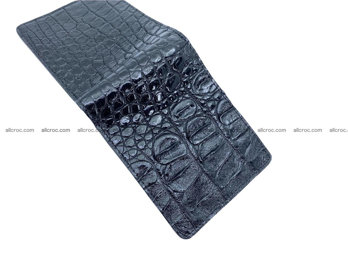 Handcrafted crocodile small billfold 1655 Foto 6