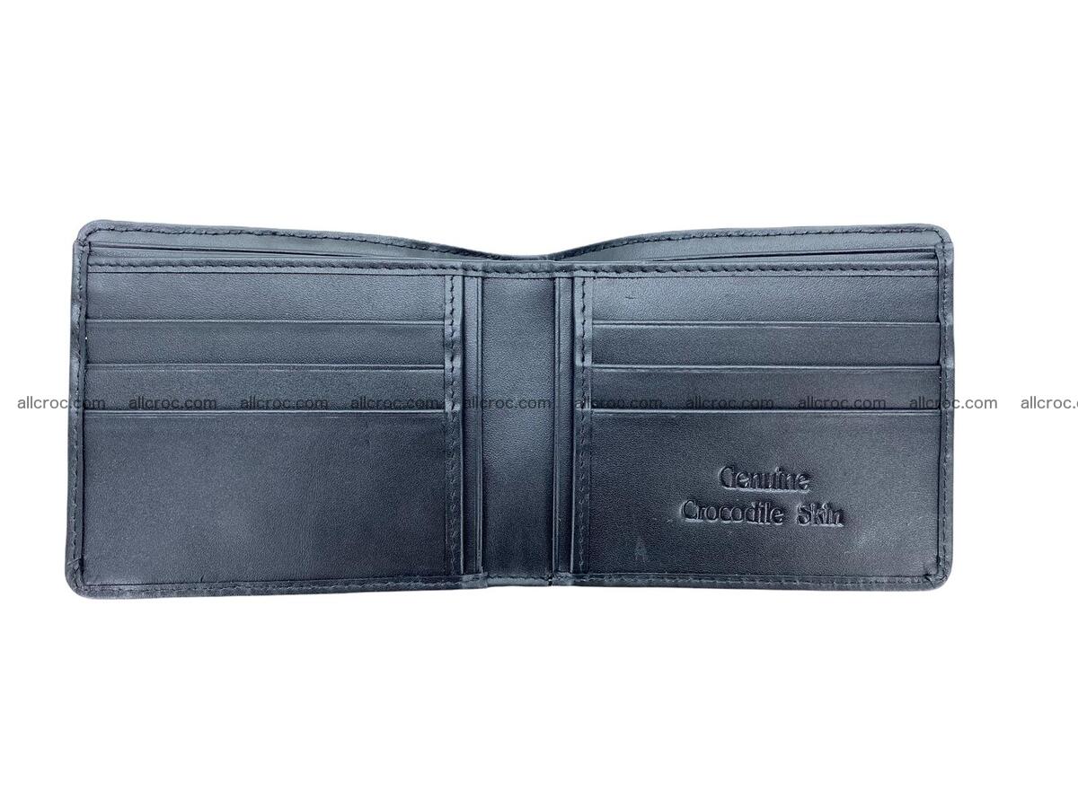 Handcrafted crocodile small billfold 1655 Foto 7