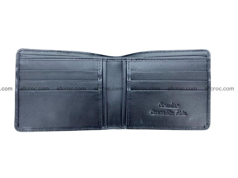 Handcrafted crocodile small billfold 1655