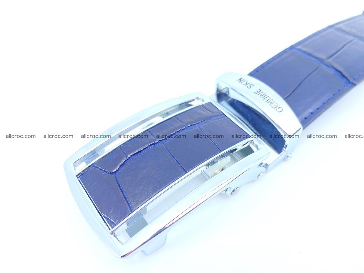 Crocodile skin belt belly part 1639 Foto 2