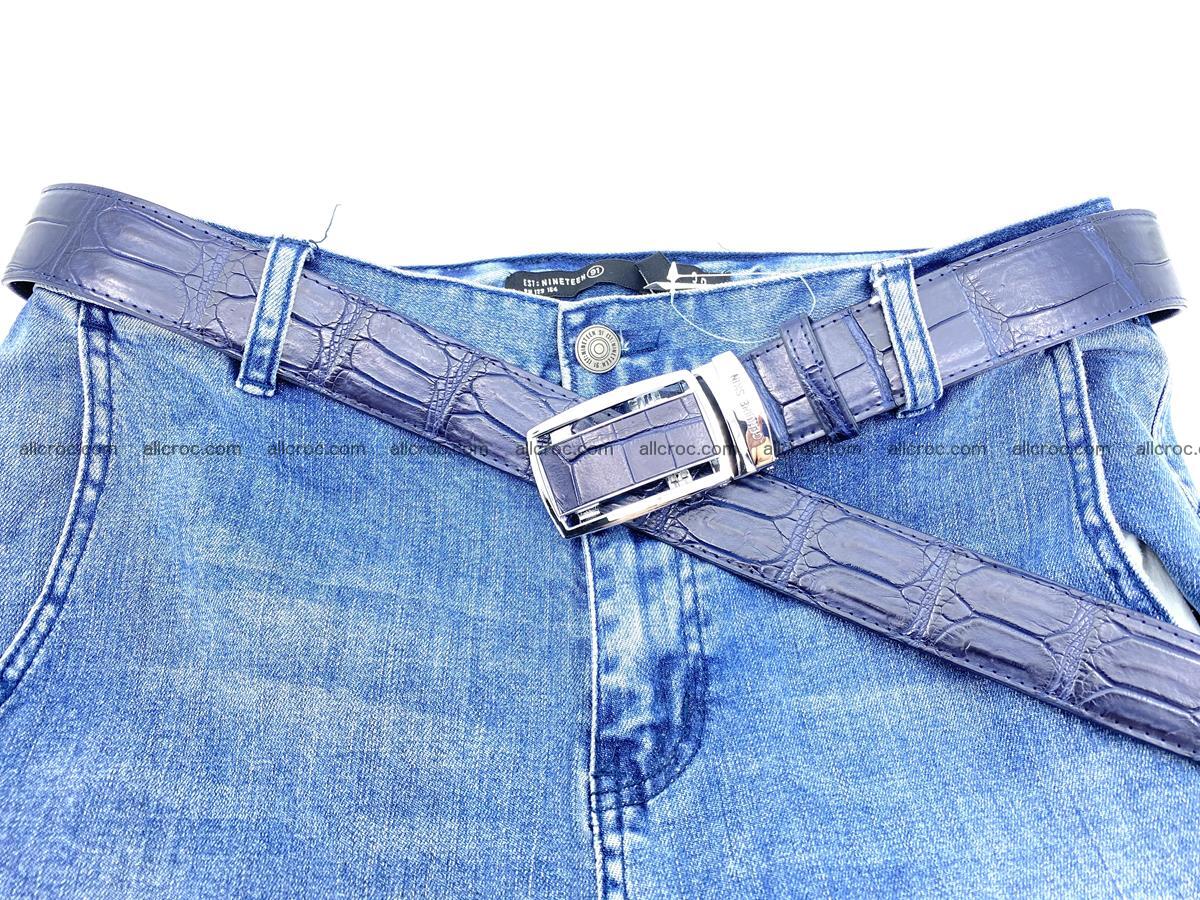 Crocodile skin belt belly part 1639 Foto 10