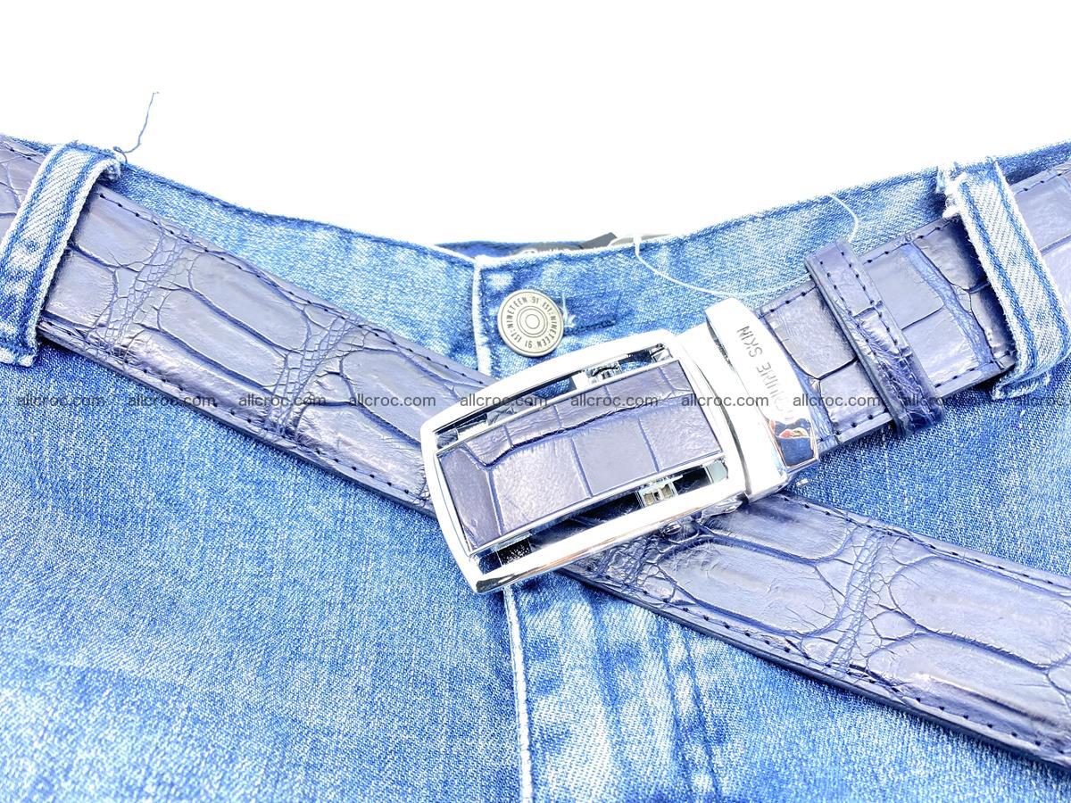 Crocodile skin belt belly part 1639 Foto 11