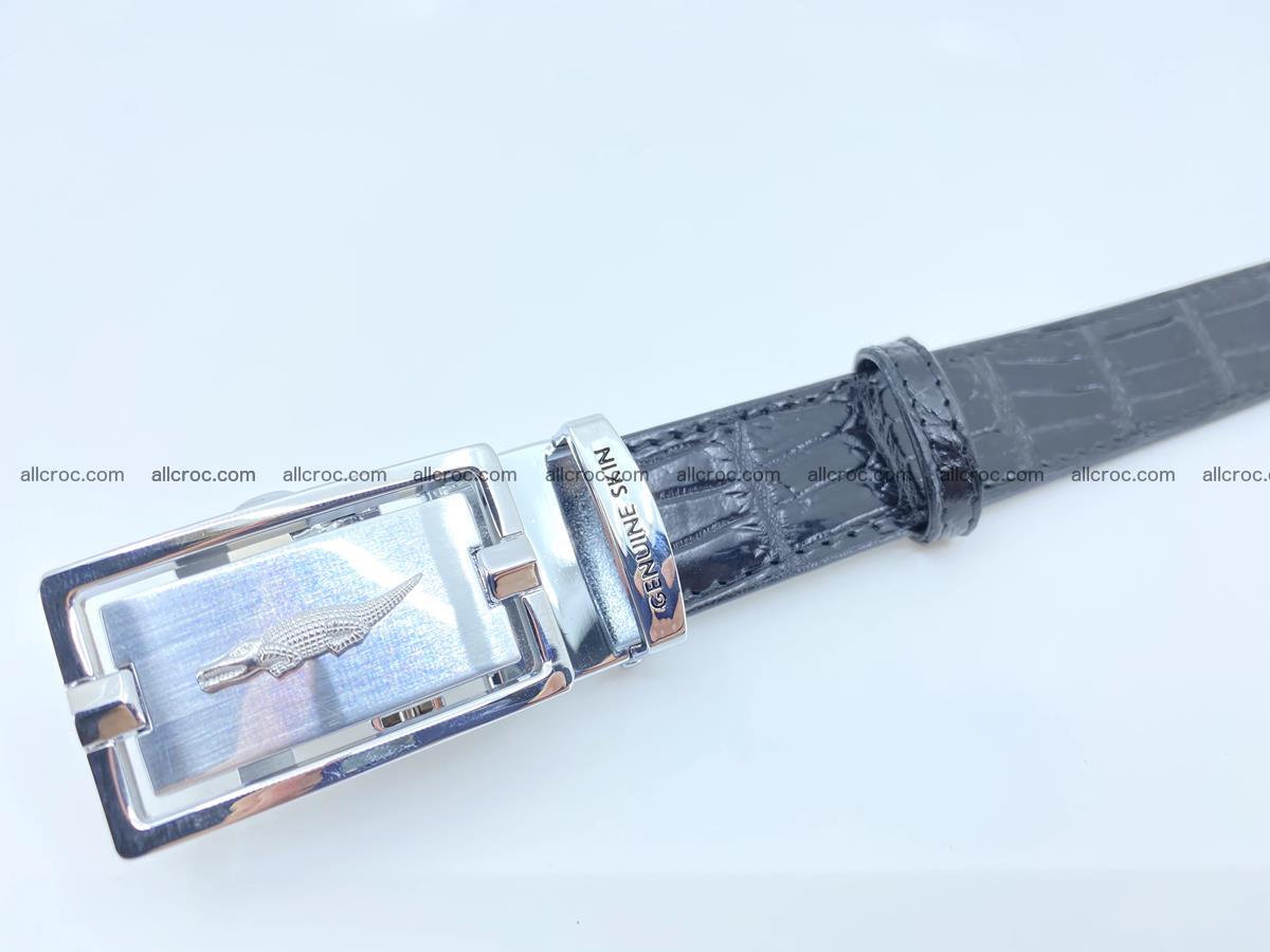 Handcrafted crocodile skin belt for women 852 Foto 3