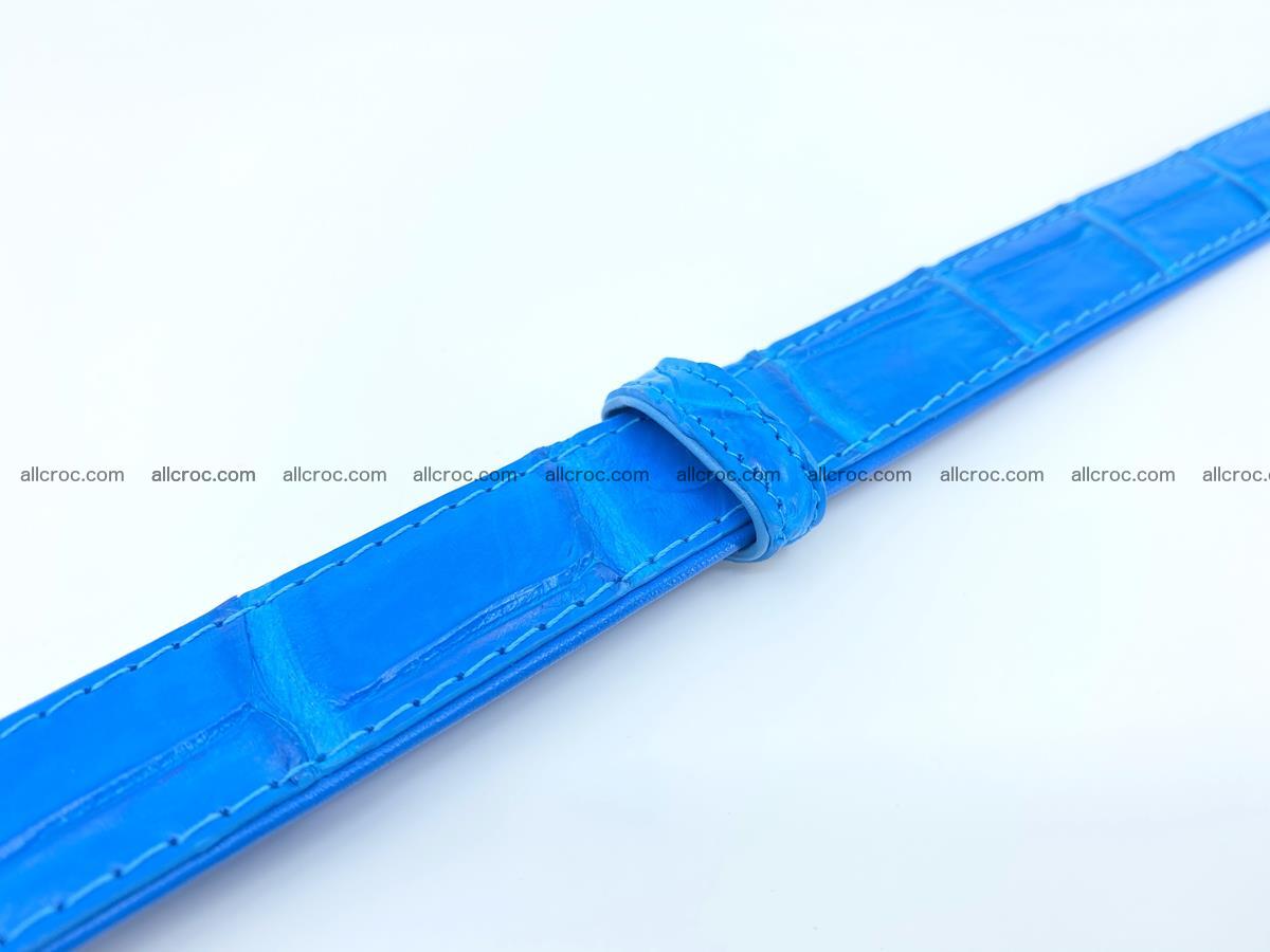 Handcrafted crocodile skin belt for women 856 Foto 5