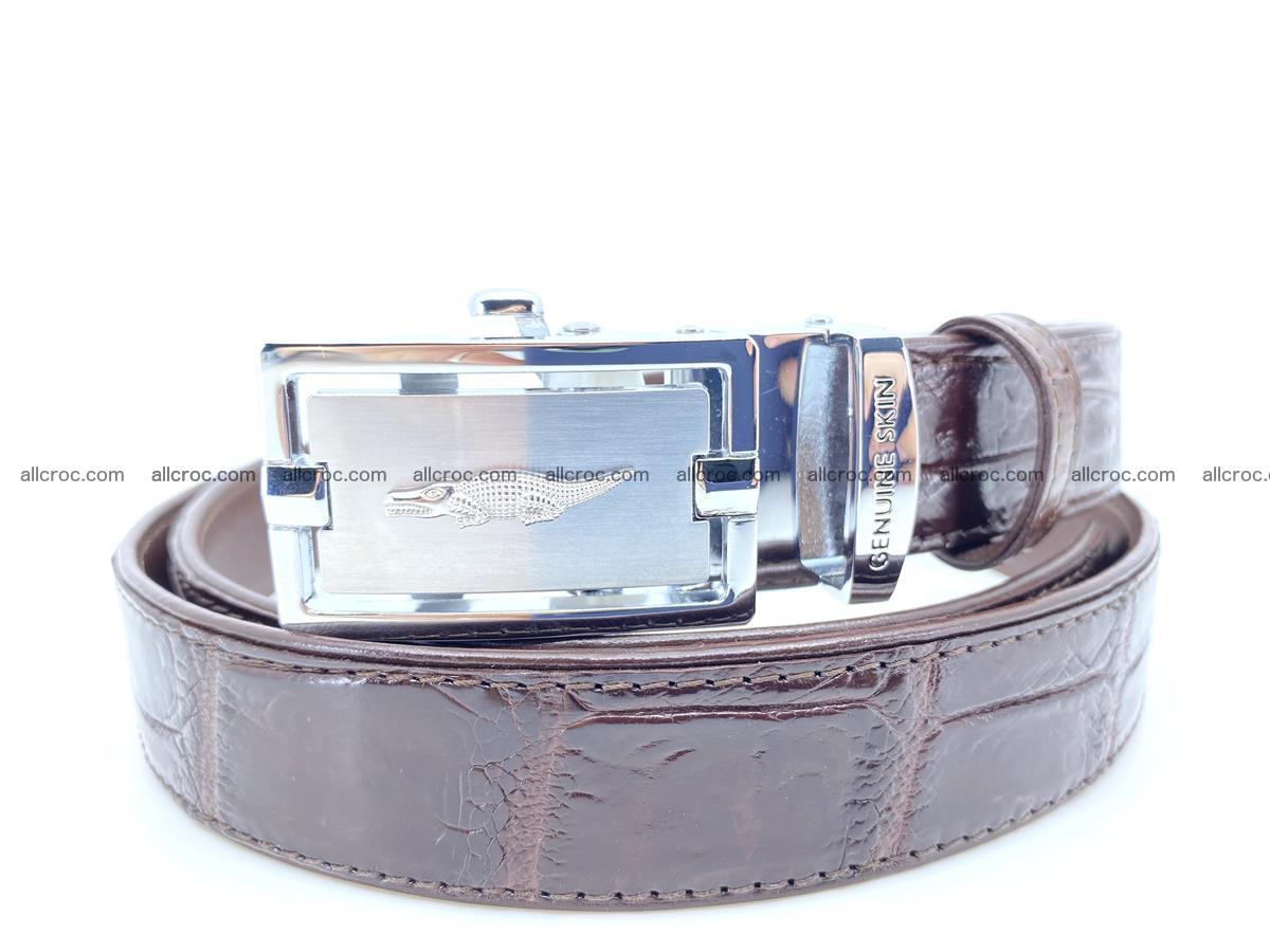 Handcrafted crocodile skin belt for women 860 Foto 0
