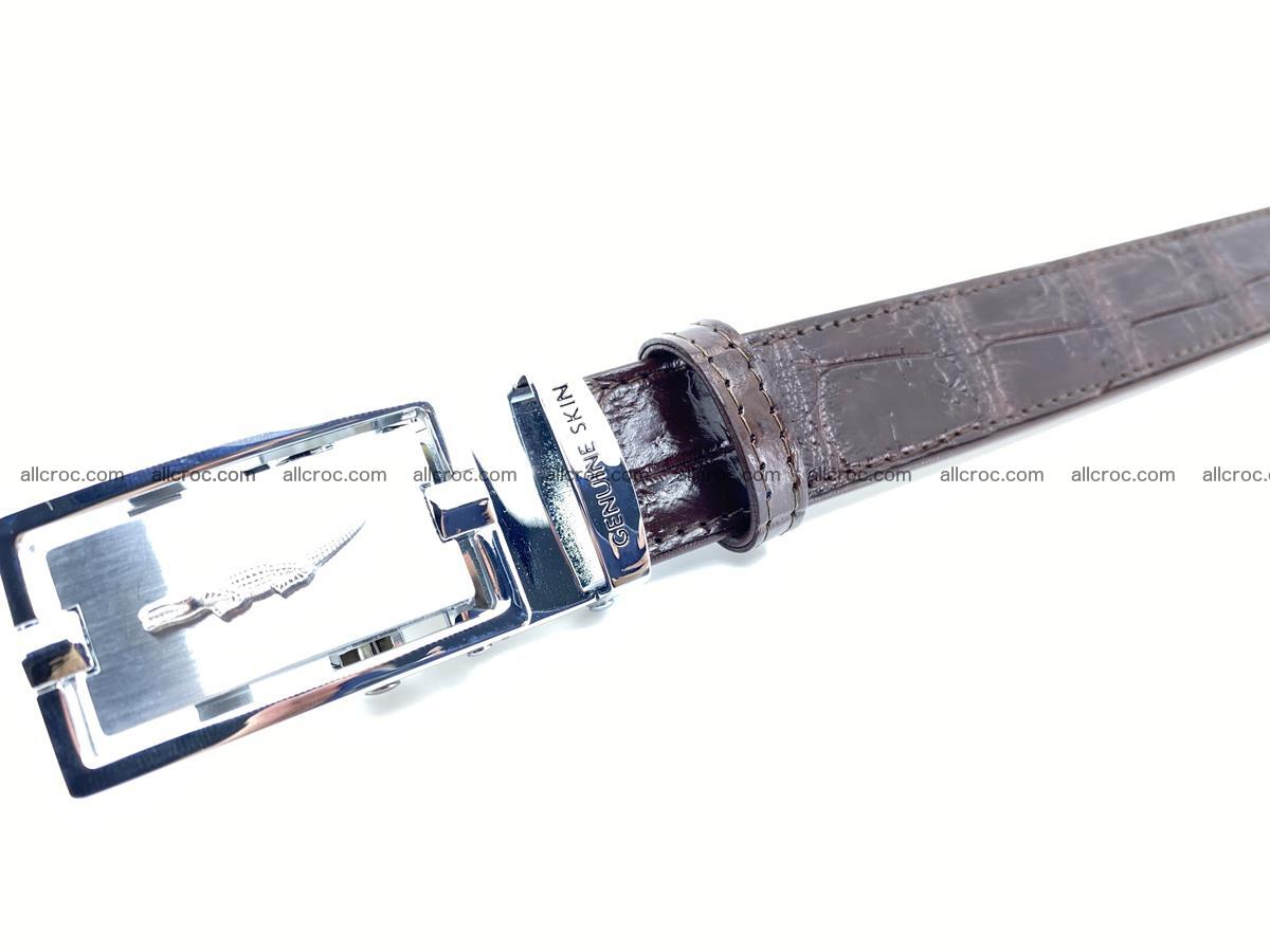 Handcrafted crocodile skin belt for women 860 Foto 4