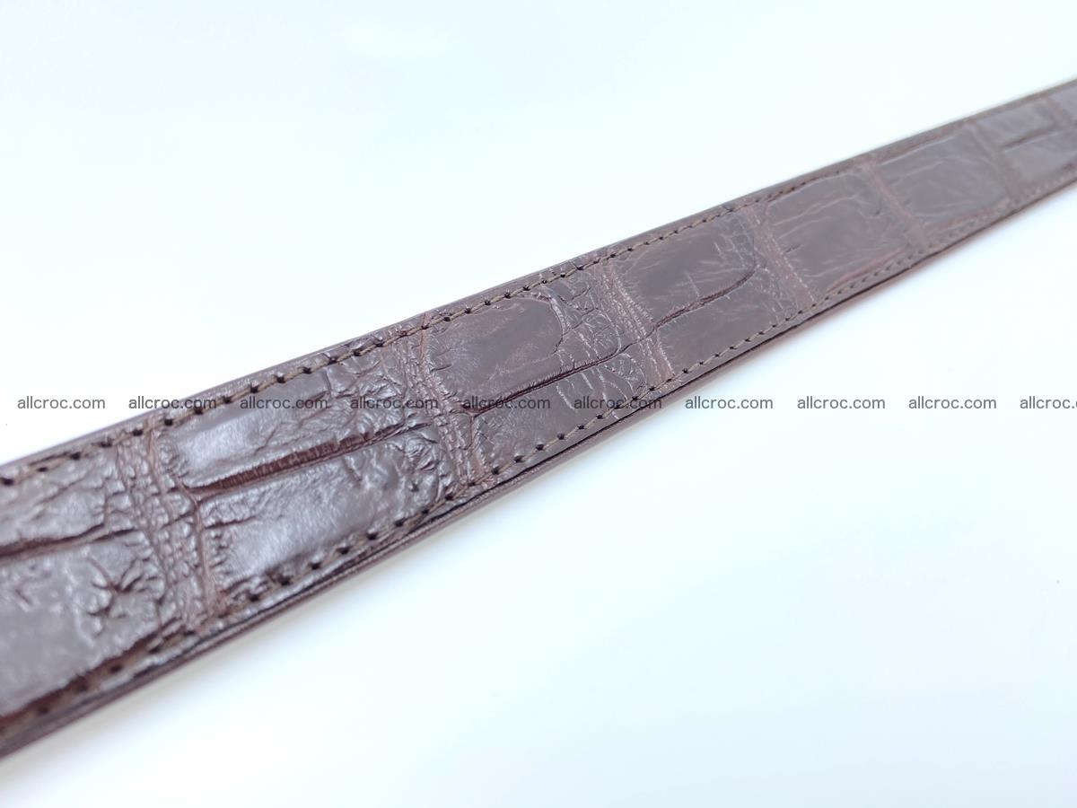 Handcrafted crocodile skin belt for women 860 Foto 5