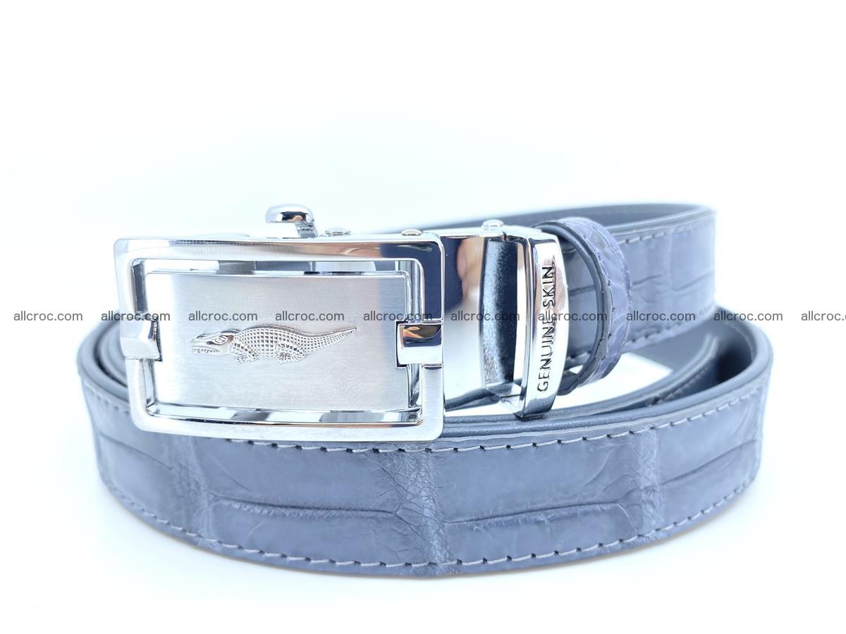 Handcrafted crocodile skin belt for women 849 Foto 0