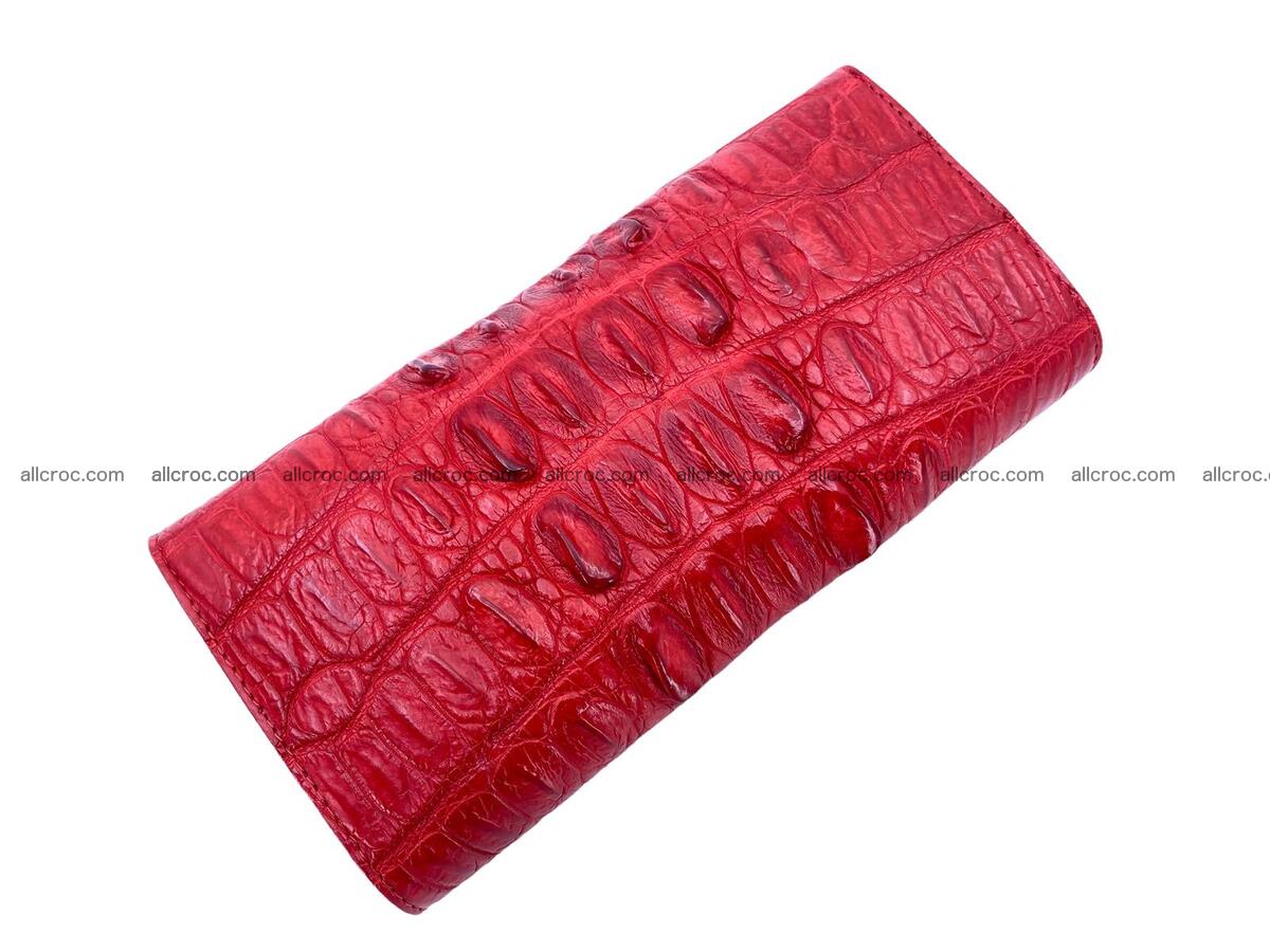Handcrafted women’s crocodile skin wallet 1765 Foto 1