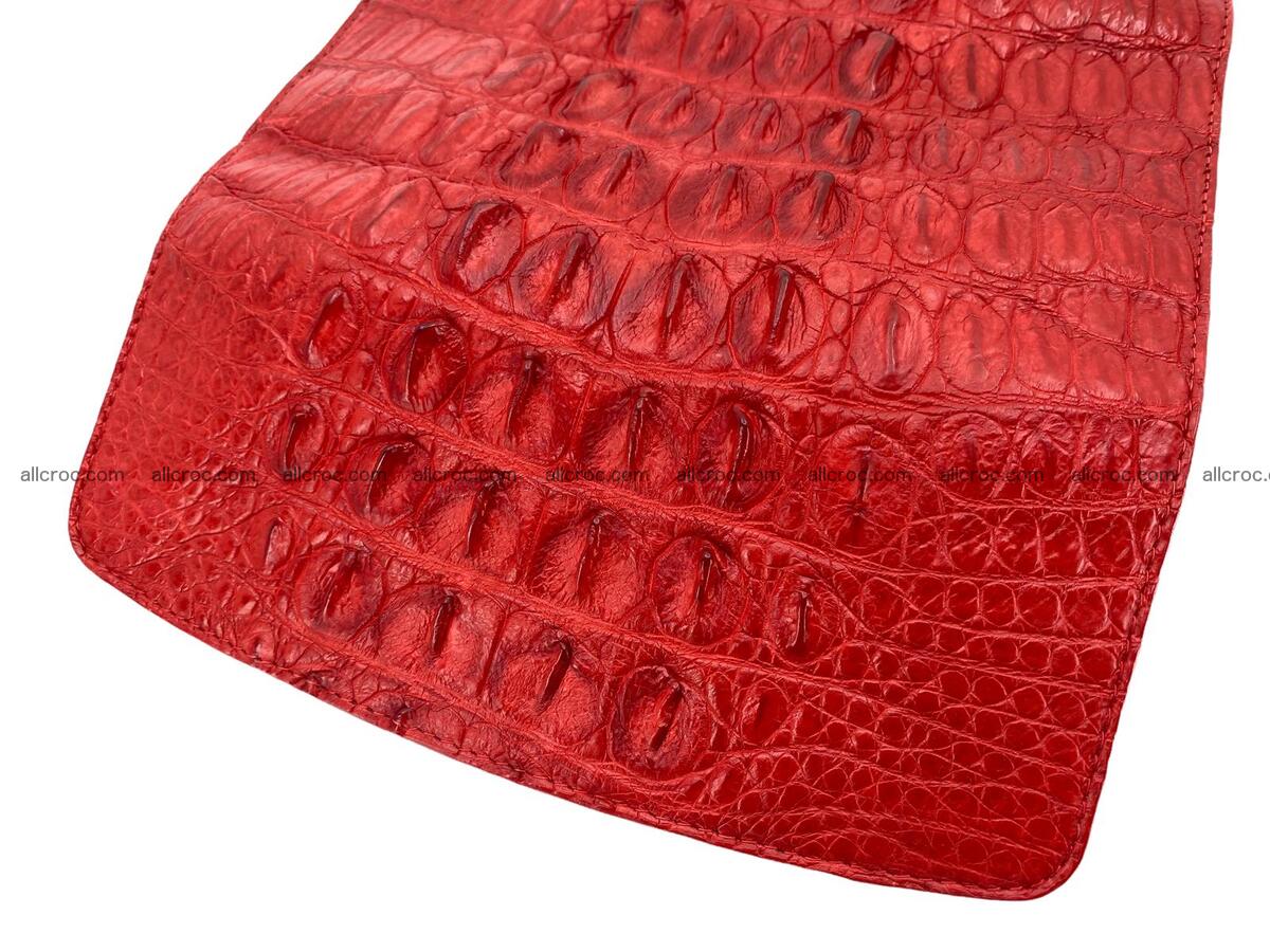 Handcrafted women’s crocodile skin wallet 1765 Foto 3