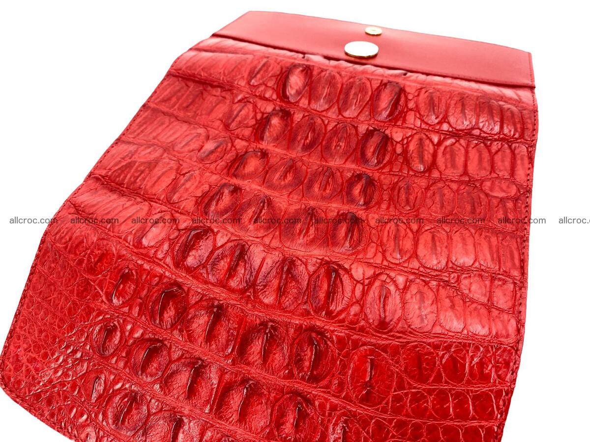 Handcrafted women’s crocodile skin wallet 1765 Foto 4