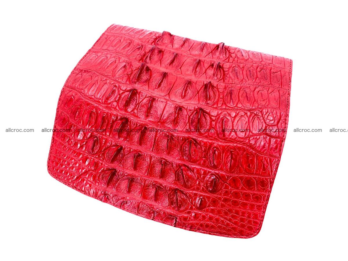 Handcrafted women’s crocodile skin wallet 1766 Foto 2