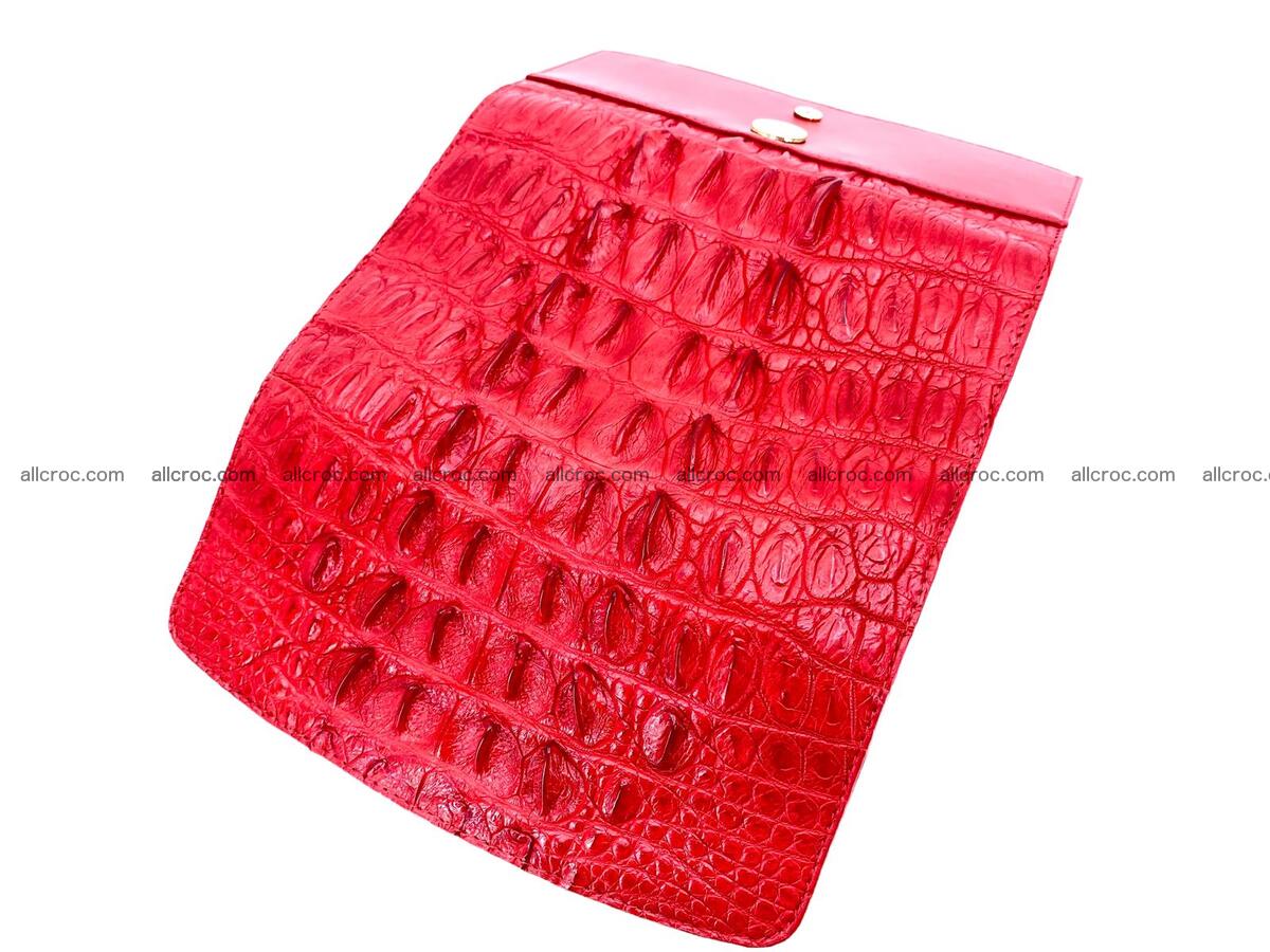 Handcrafted women’s crocodile skin wallet 1766 Foto 3