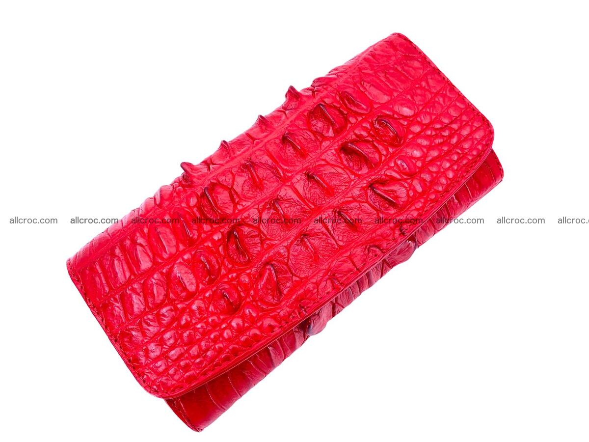 Handcrafted women’s crocodile skin wallet 1768 Foto 0