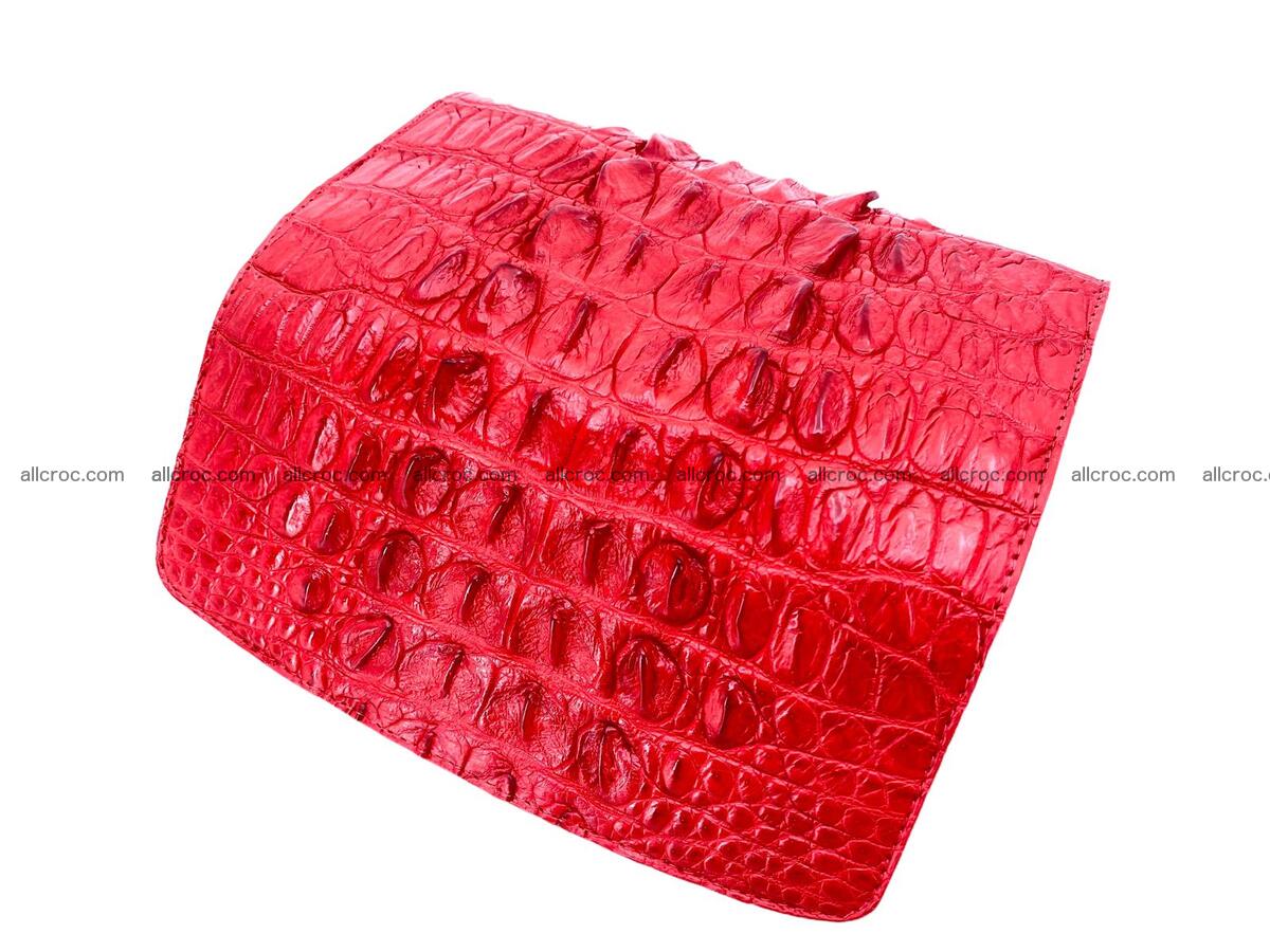 Handcrafted women’s crocodile skin wallet 1768 Foto 2