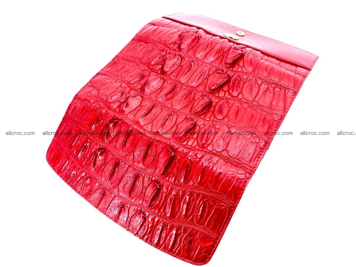 Handcrafted women’s crocodile skin wallet 1769 Foto 3