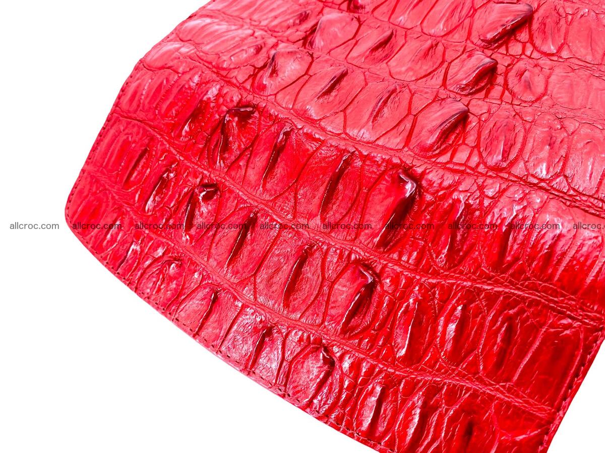Handcrafted women’s crocodile skin wallet 1769 Foto 4