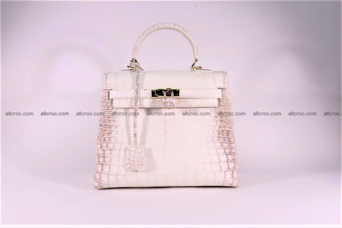 Crocodile skin handbag Kelly 1284 Foto 0
