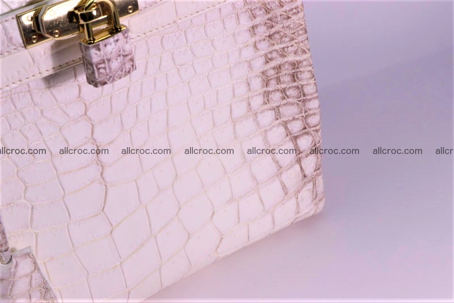 Crocodile skin handbag Kelly 1284