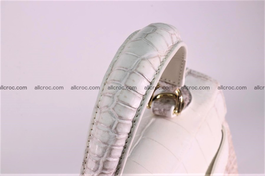 Crocodile skin handbag Kelly 1284