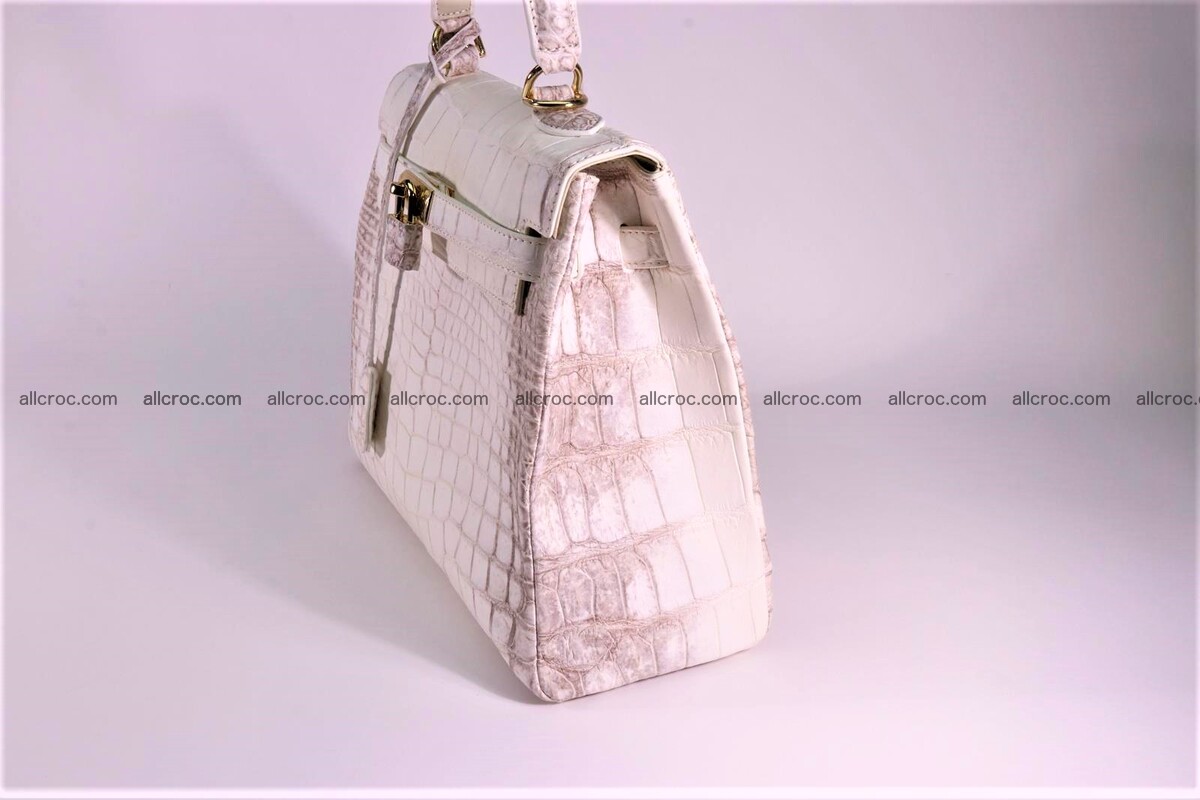 Crocodile skin handbag Kelly 1284 Foto 7