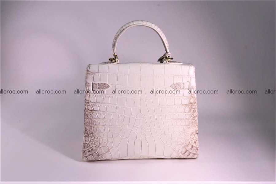 Crocodile skin handbag Kelly 1284