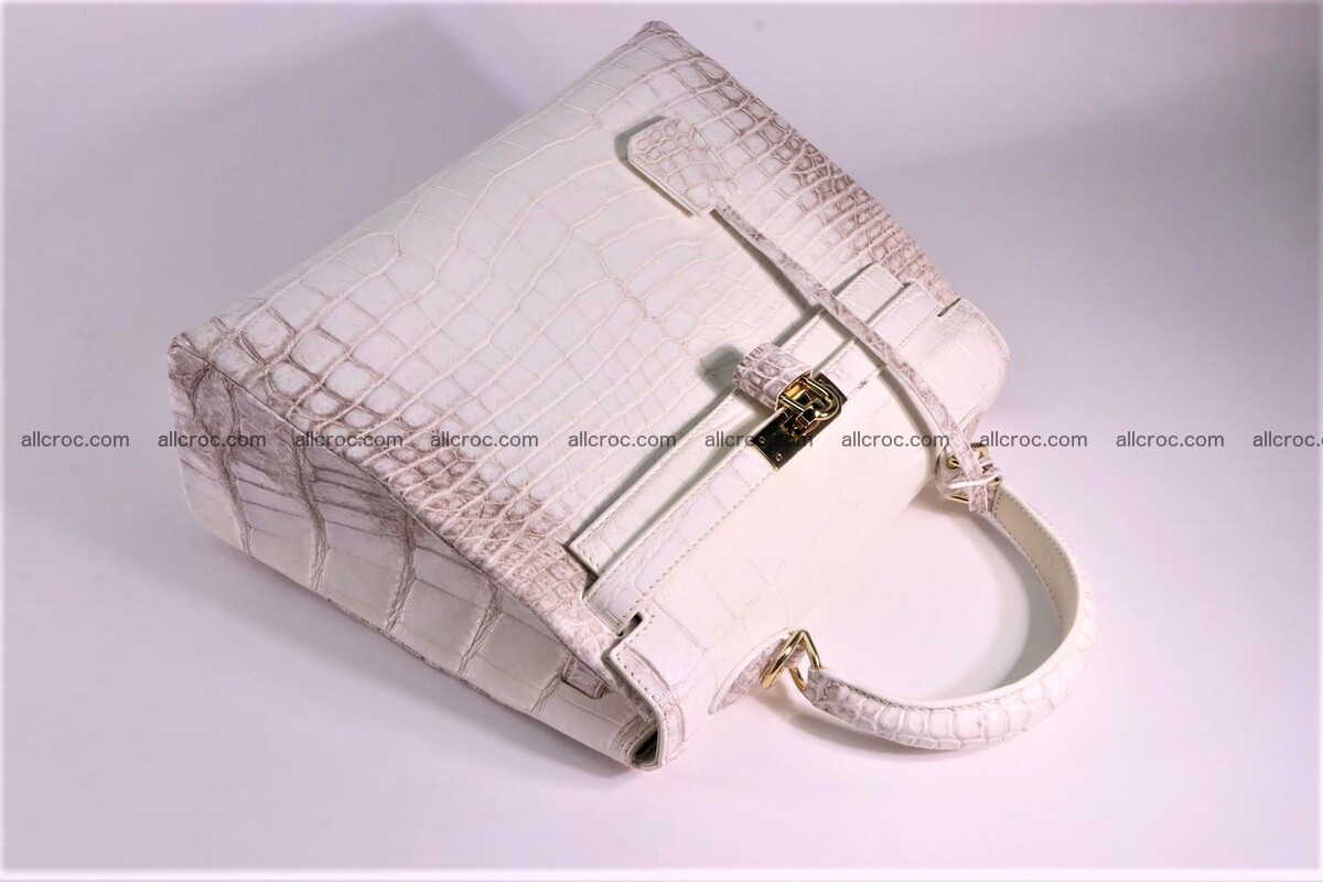 Crocodile skin handbag Kelly 1284 Foto 10