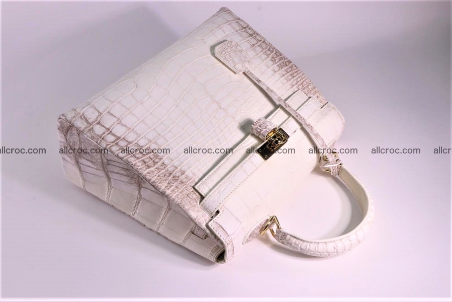 Crocodile skin handbag Kelly 1284