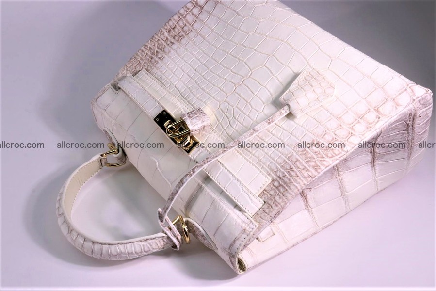 Crocodile skin handbag Kelly 1284