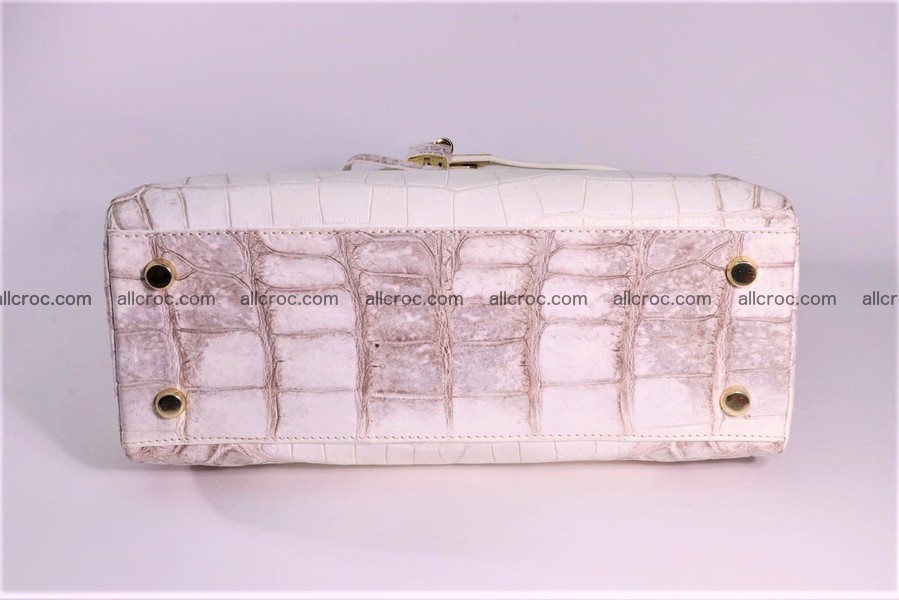 Crocodile skin handbag Kelly 1284