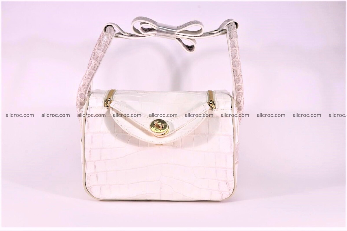 Crocodile skin handbag Lindy 1286 Foto 0