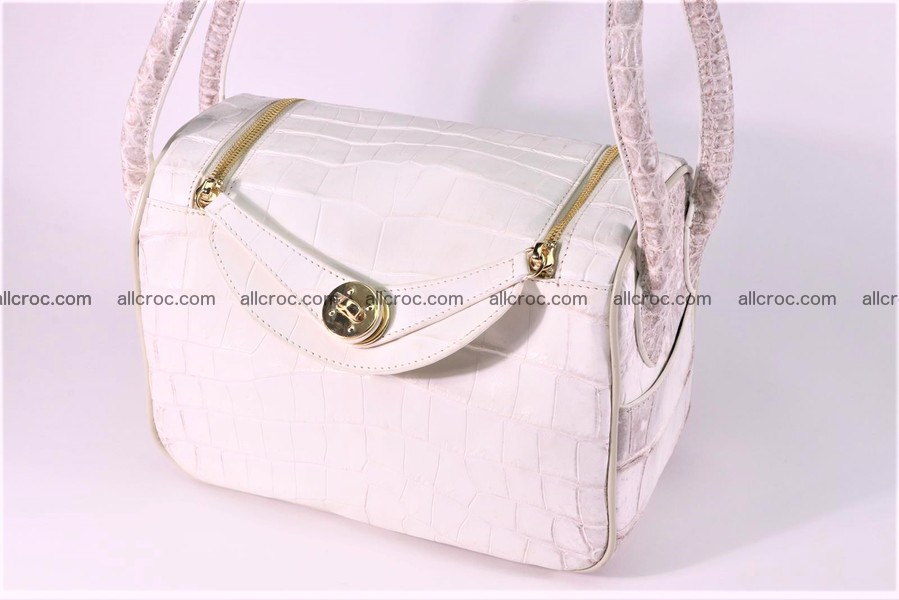 Crocodile skin handbag Kelly 1286