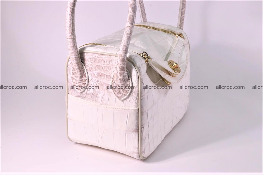 Crocodile skin handbag Kelly 1286